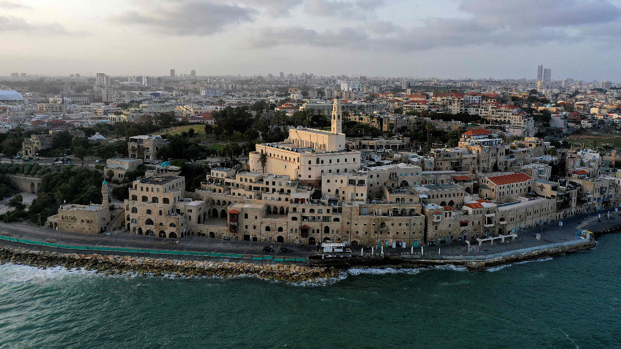 Aerial view of the old city of Israel's Mediterranean coastal city of Jaffa, where French Emperor Napoleon Bonaparte and his soldiers launched an attack against the Ottamans before capturing it. Credit: AFP Photo