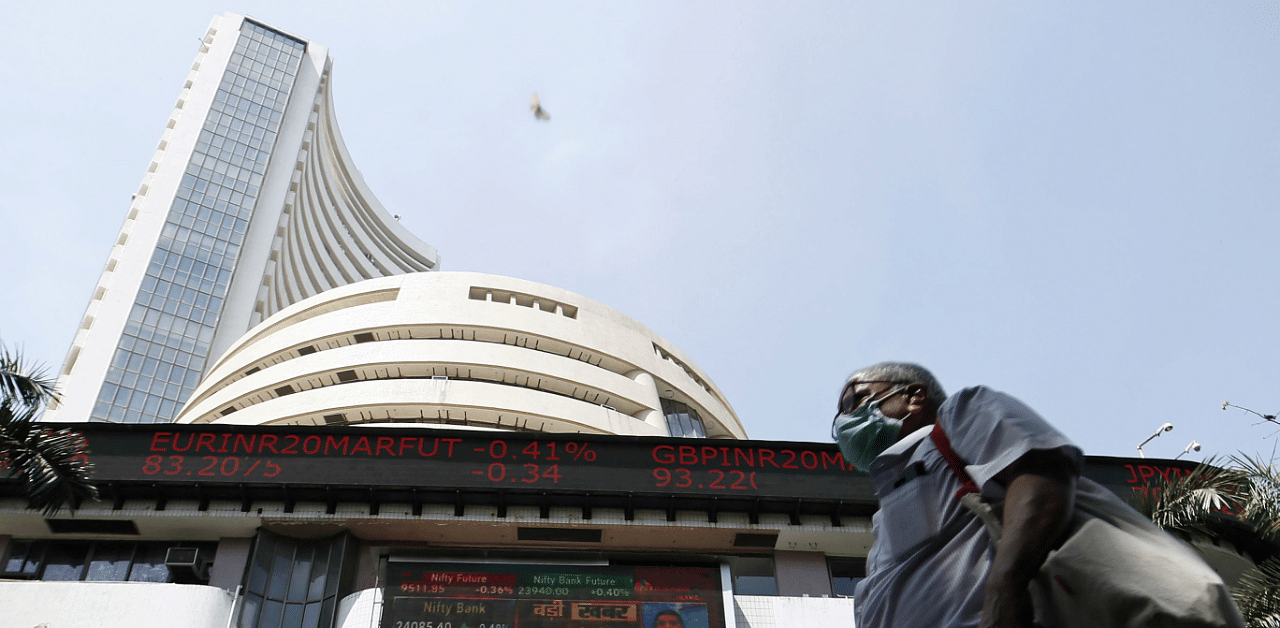 The Bombay Stock Exchange, Mumbai. Credit: PTI Photo