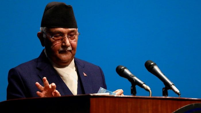 Nepal Prime Minister KP Oli. Credit: Reuters 