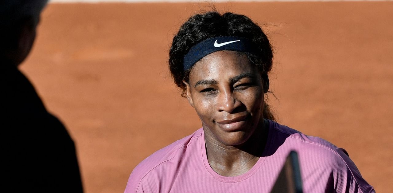 Williams is preparing for the French Open, which starts at the end of the month. Credit: AFP Photo
