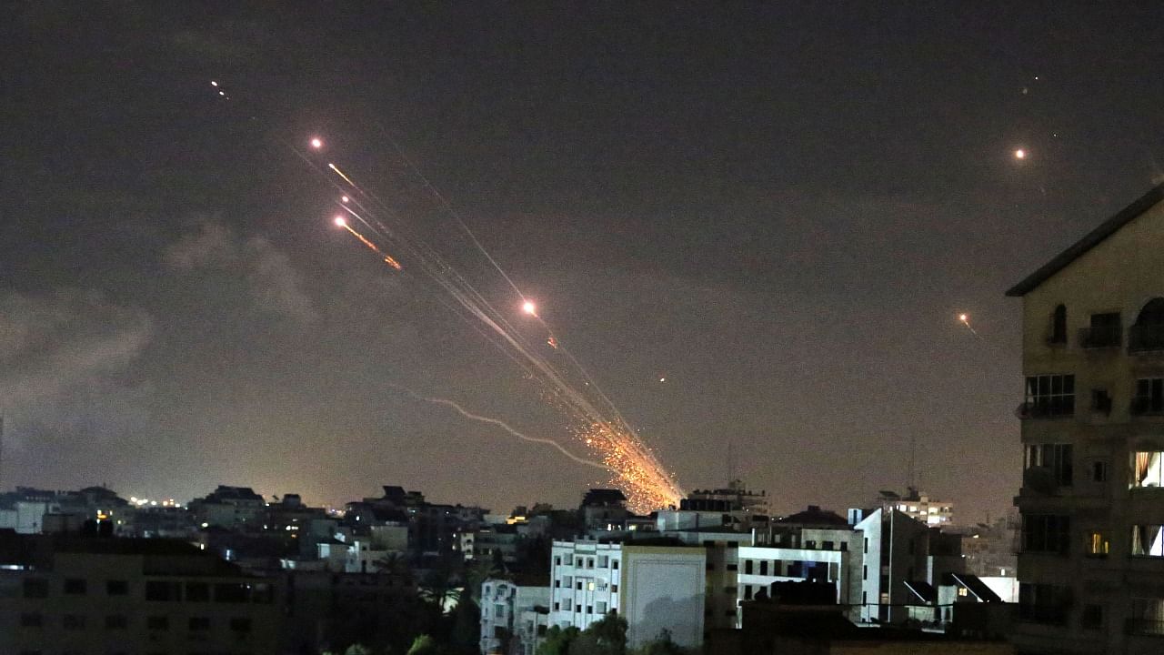 Rockets are launched by Palestinian militants into Israel, in Gaza. Credit: Reuters Photo