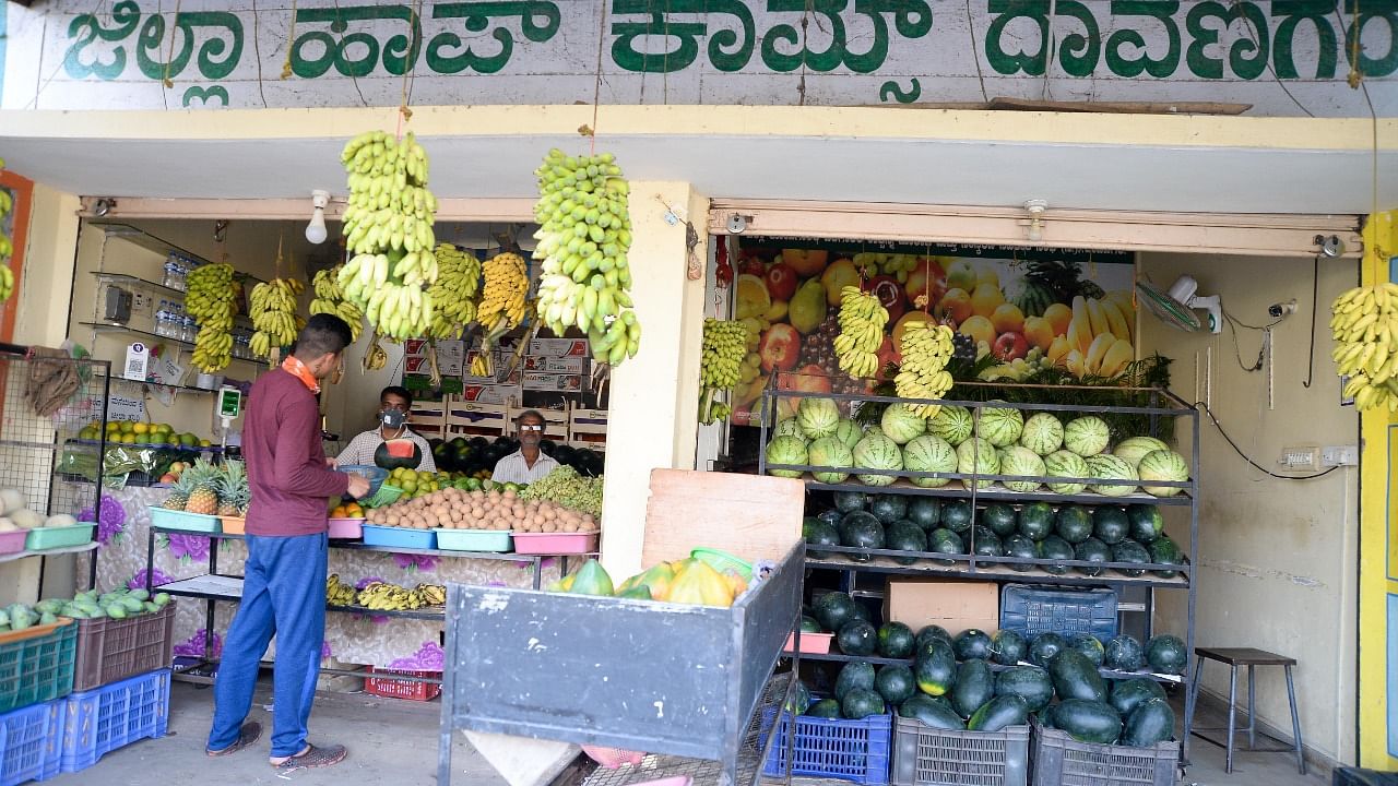 A Hopcoms store in Davanagere. Credit: DH File Photo