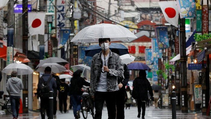 With the latest measures, 19 out of Japan's 47 prefectures covering about 70 per cent of its population would fall under restriction. Credit: Reuters Photo