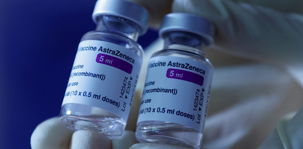 Vials of AstraZeneca vaccine. Credit: Reuters Photo