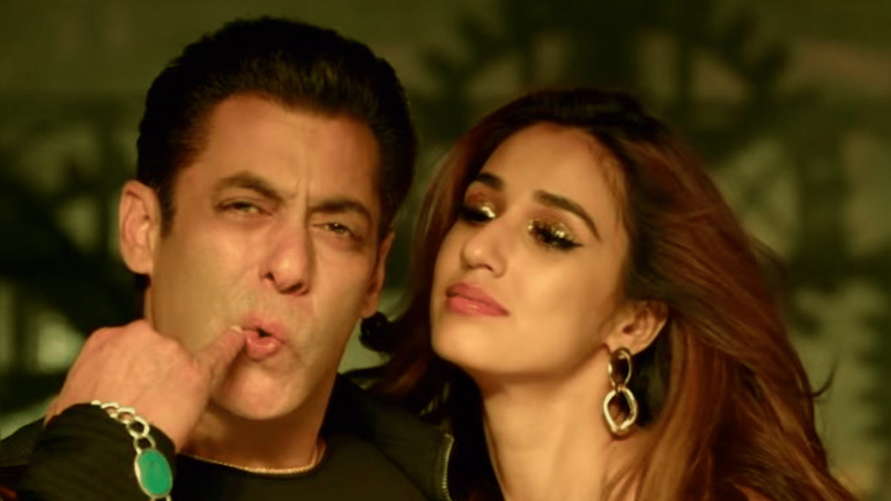 Salman Khan and Disha Patani in a still from 'Radhe'. Credit: PR Handout