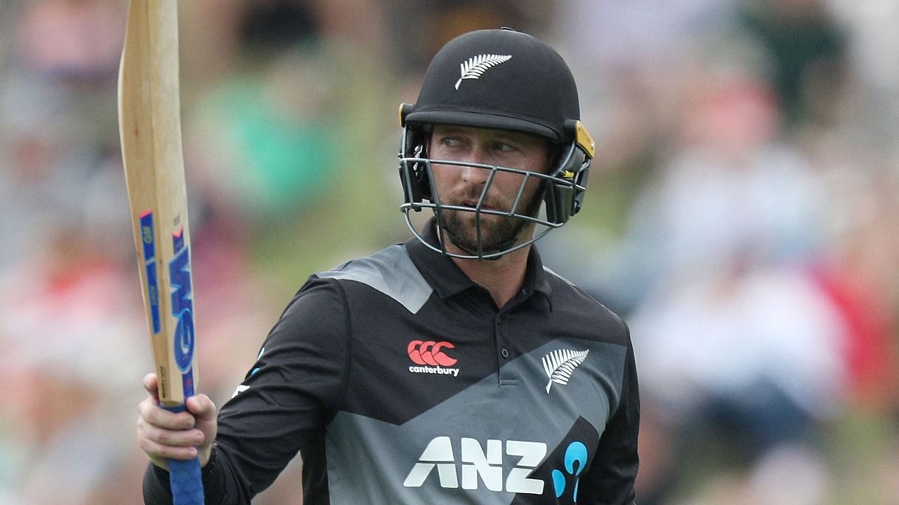 New Zealand batsman Devon Conway. Credit: AFP File Photo