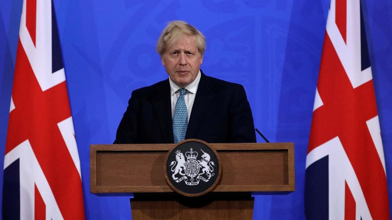 Britain's Prime Minister Boris Johnson. Credit: AFP Photo