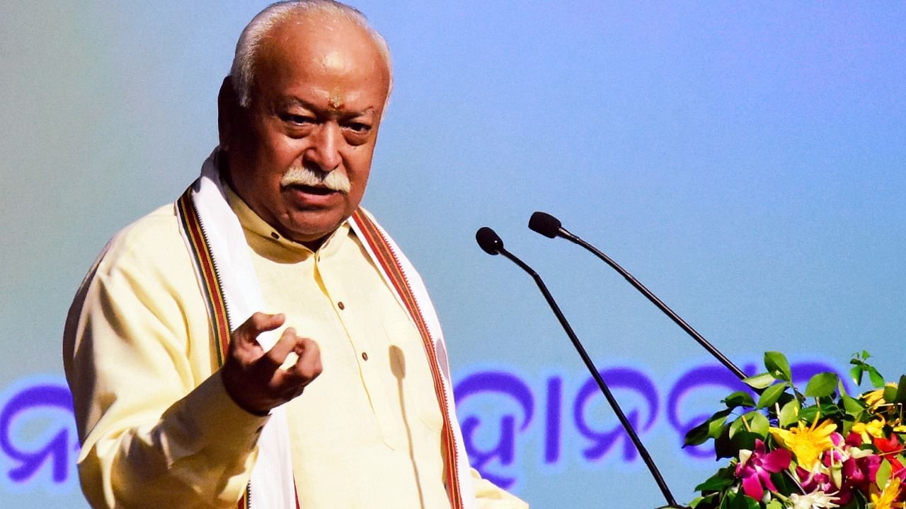 RSS chief Mohan Bhagwat, Credit: PTI File Photo