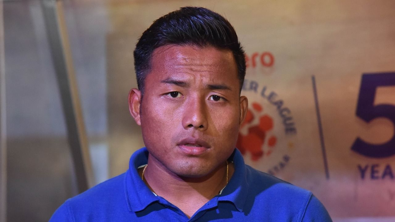 Indian striker Jeje Lalpekhlua. Credit: DH File Photo