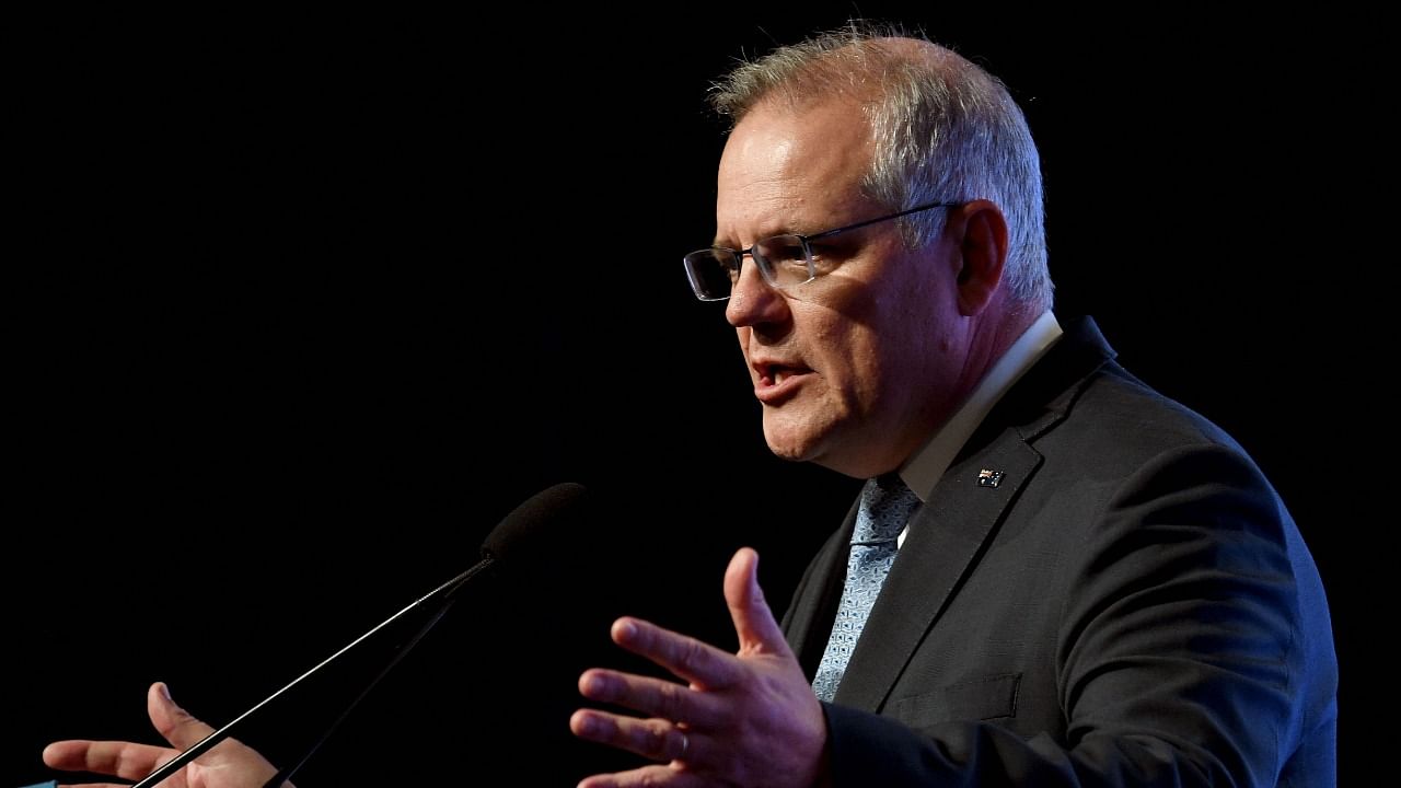 Australia PM Scott Morrison. Credit: AFP File Photo