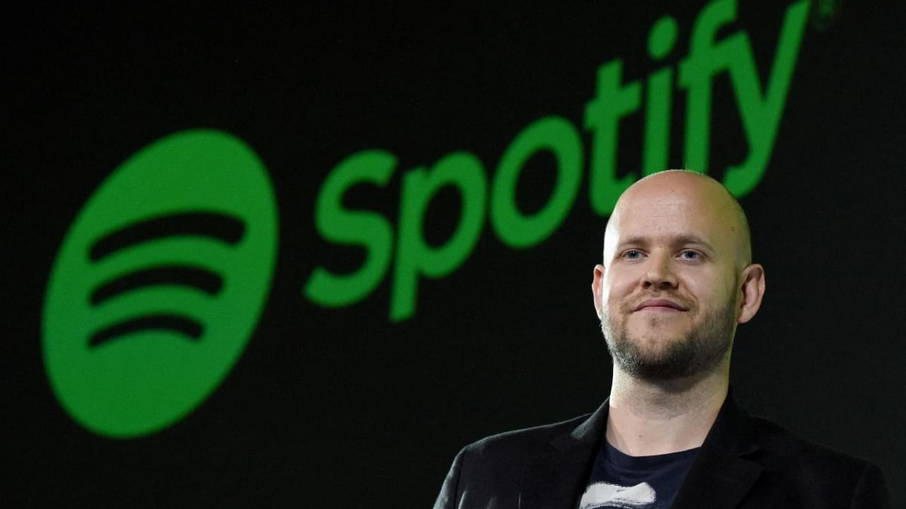 Spotify CEO and founder Daniel Ek. Credit: AFP Photo