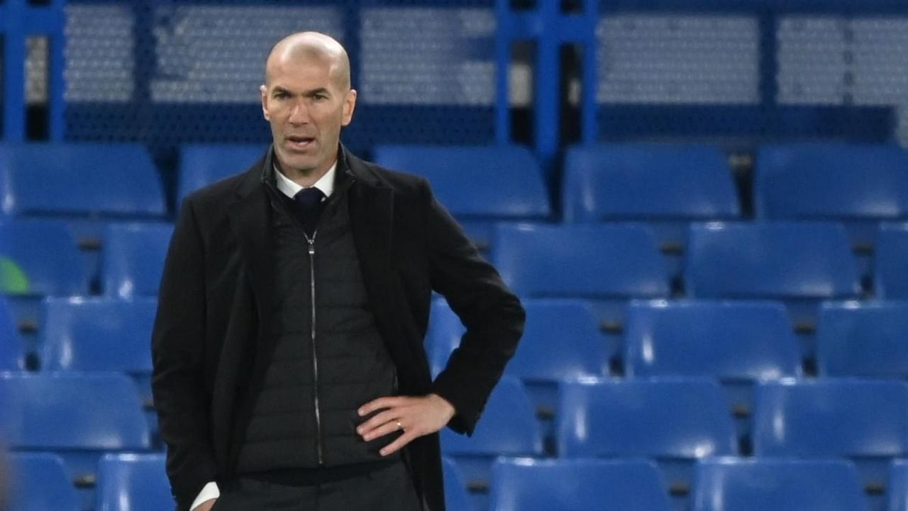 Real Madrid coach Zinedine Zidane. Credit: Reuters Photo