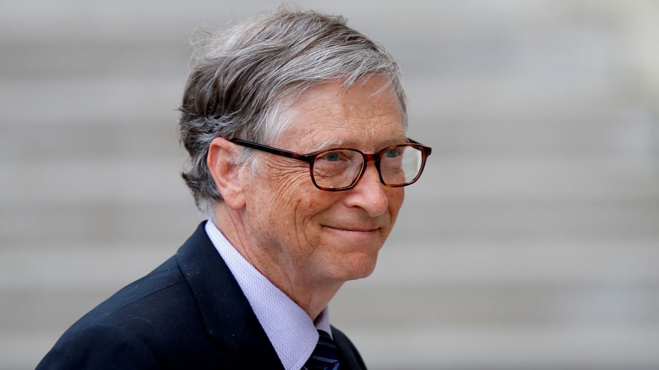 Bill Gates arrives at the Elysee Palace in Paris, France, April 16, 2018. Credit: Reuters File Photo