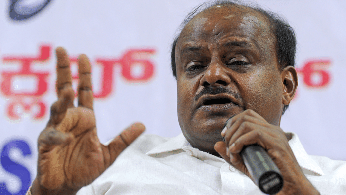 JD(S) leader H D Kumaraswamy. Credit: DH File Photo