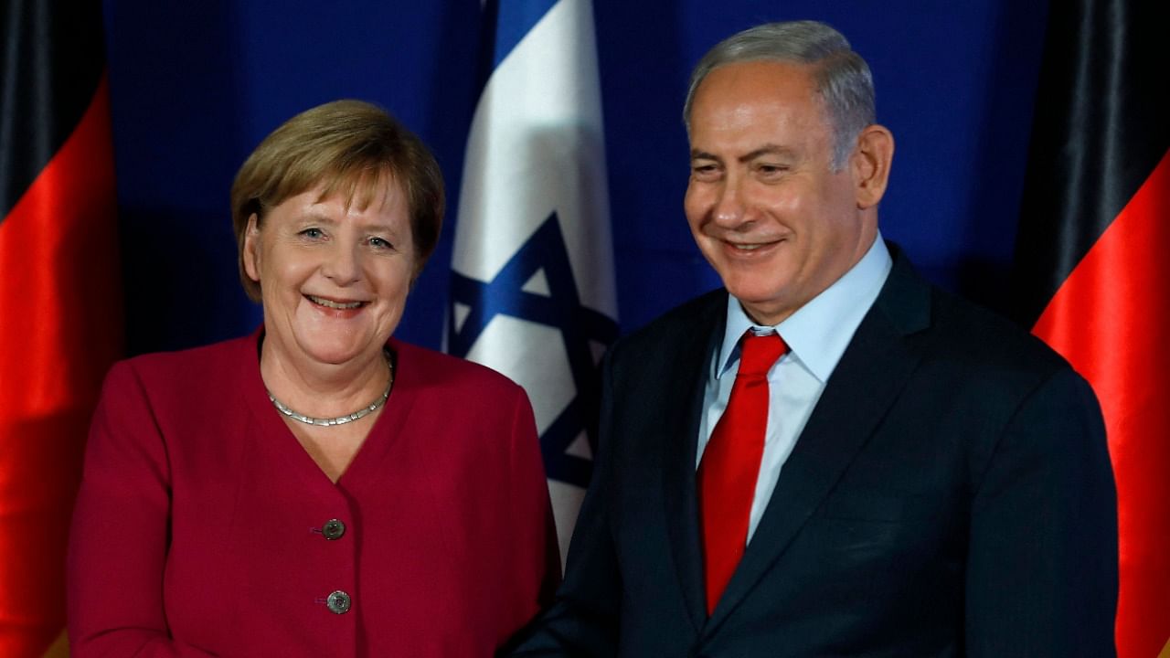 Merkel condemned the continued rocket attacks from Gaza into Israeli and voiced her hope for a swift end to the fighting. Credit: AFP File Photo
