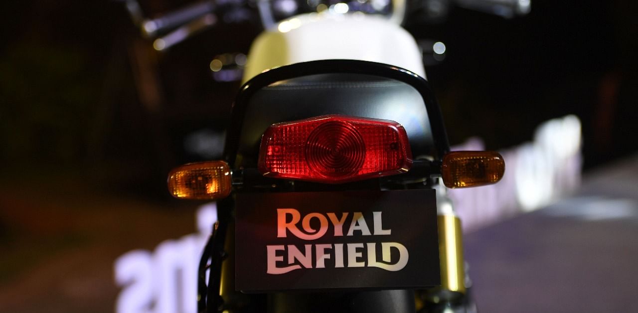 Royal Enfield also said it expects less than 10% of the recalled motorcycles to need replacement of the defective part. Credit: AFP Photo