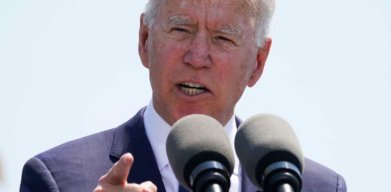 Biden has come under pressure from much of his own Democratic party to adopt a tougher line. Credit: Reuters Photo