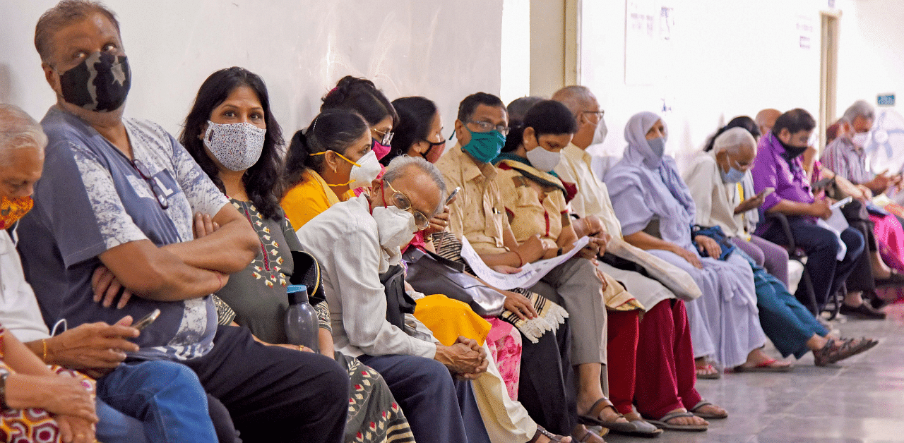 India’s massive surge in Covid-19 cases has shown signs of abating in recent days. Credit: PTI Photo