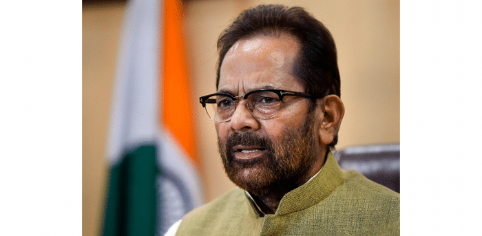 Naqvi was in Uttar Pradesh on Thursday and he visited the district hospital at Rampur to take stock of facilities. Credit: PTI Photo