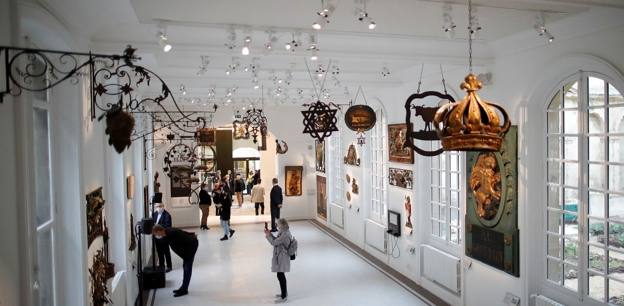 The Hall of Signs (Salle des Enseignes) at the Carnavalet-History of Paris Museum. Credit: Reuters Photo