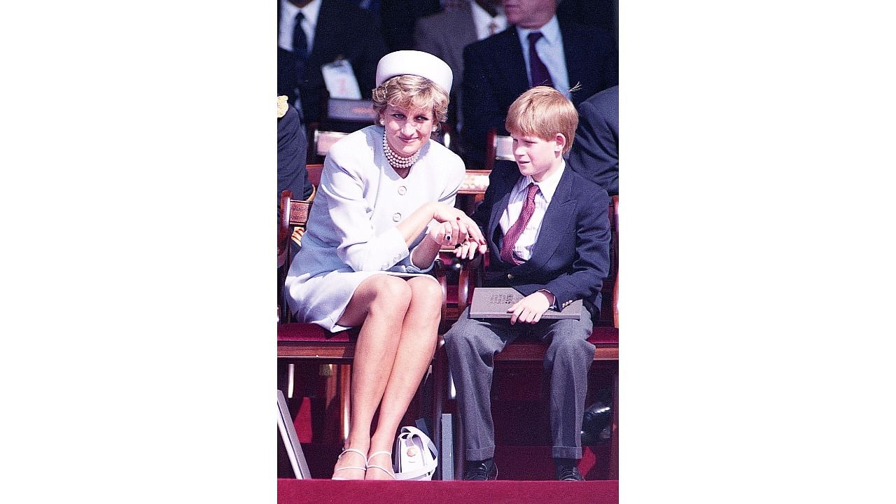Harry, now 36, has spoken before about the trauma of losing Diana in a Paris car crash and then having to walk as a 12-year-old behind his mother's coffin. Credit: Reuters File Photo