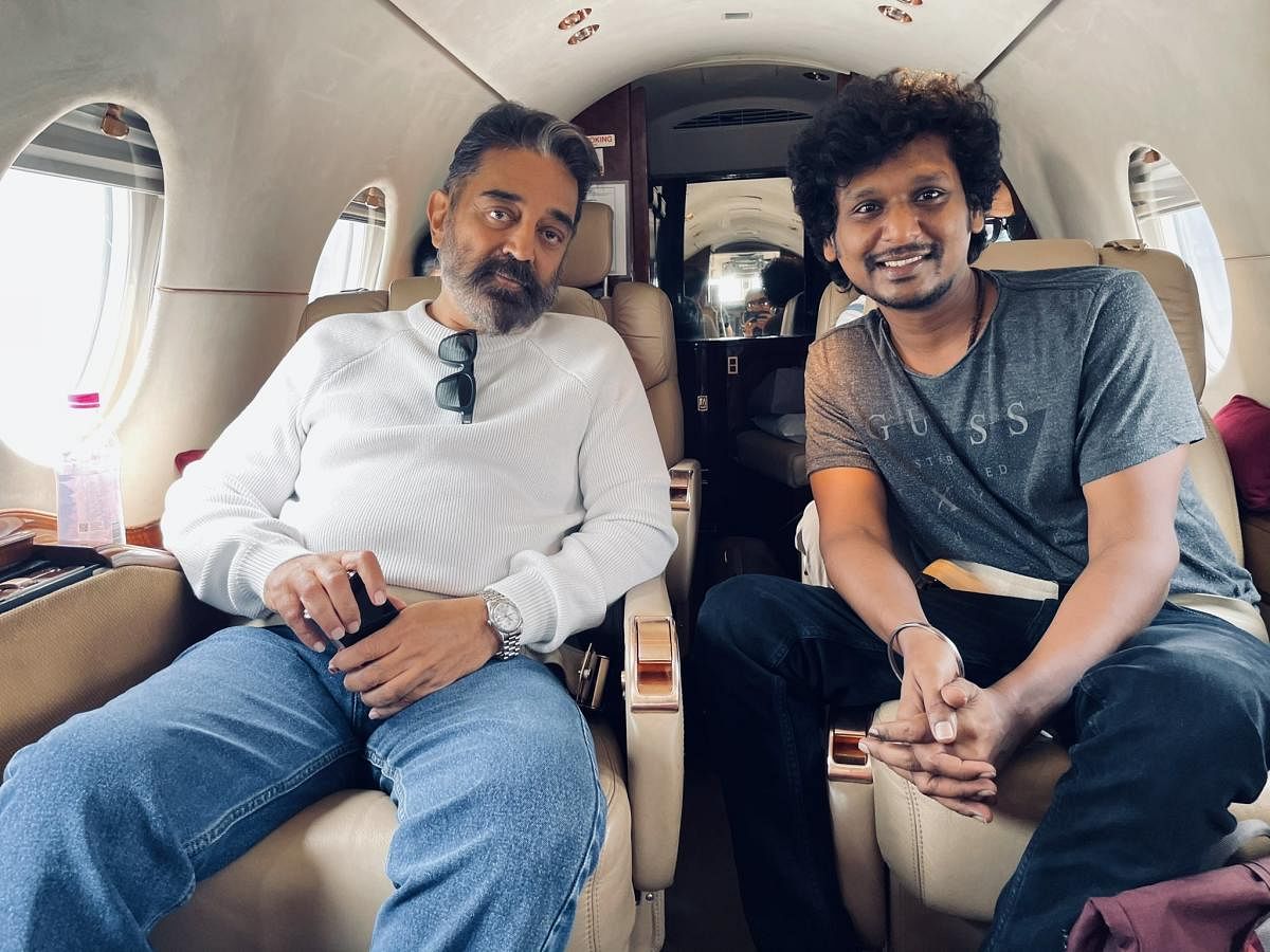 Lokesh Kanagaraj (right) recently began shooting ‘Vikram’ with Kamal Haasan in the lead. The film, touted as a gangster drama, also features Fahadh Faasil and Vijay Sethupathi in key roles.