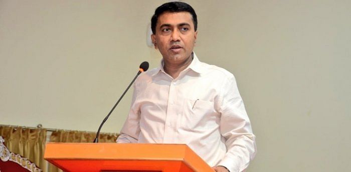 Goa Chief Minister Pramod Sawant. Credit: Twitter/@drPramodPSawant