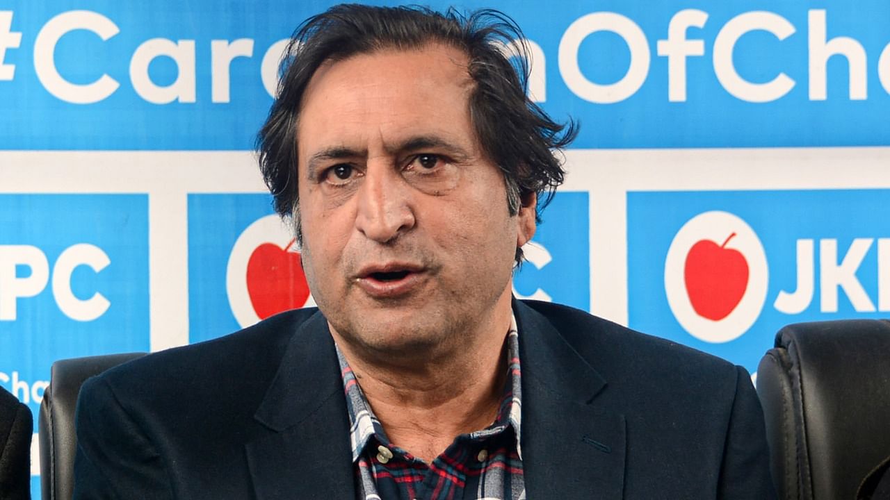 People's Conference Chairman Sajjad Lone. Credit: PTI Photo