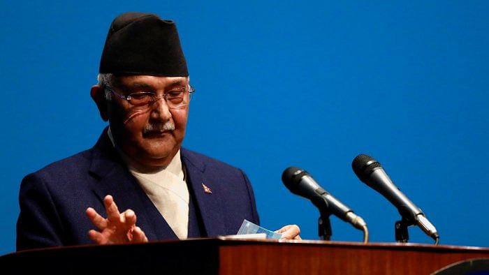 Nepal's Prime Minister Khadga Prasad Sharma Oli. Credit: Reuters Photo