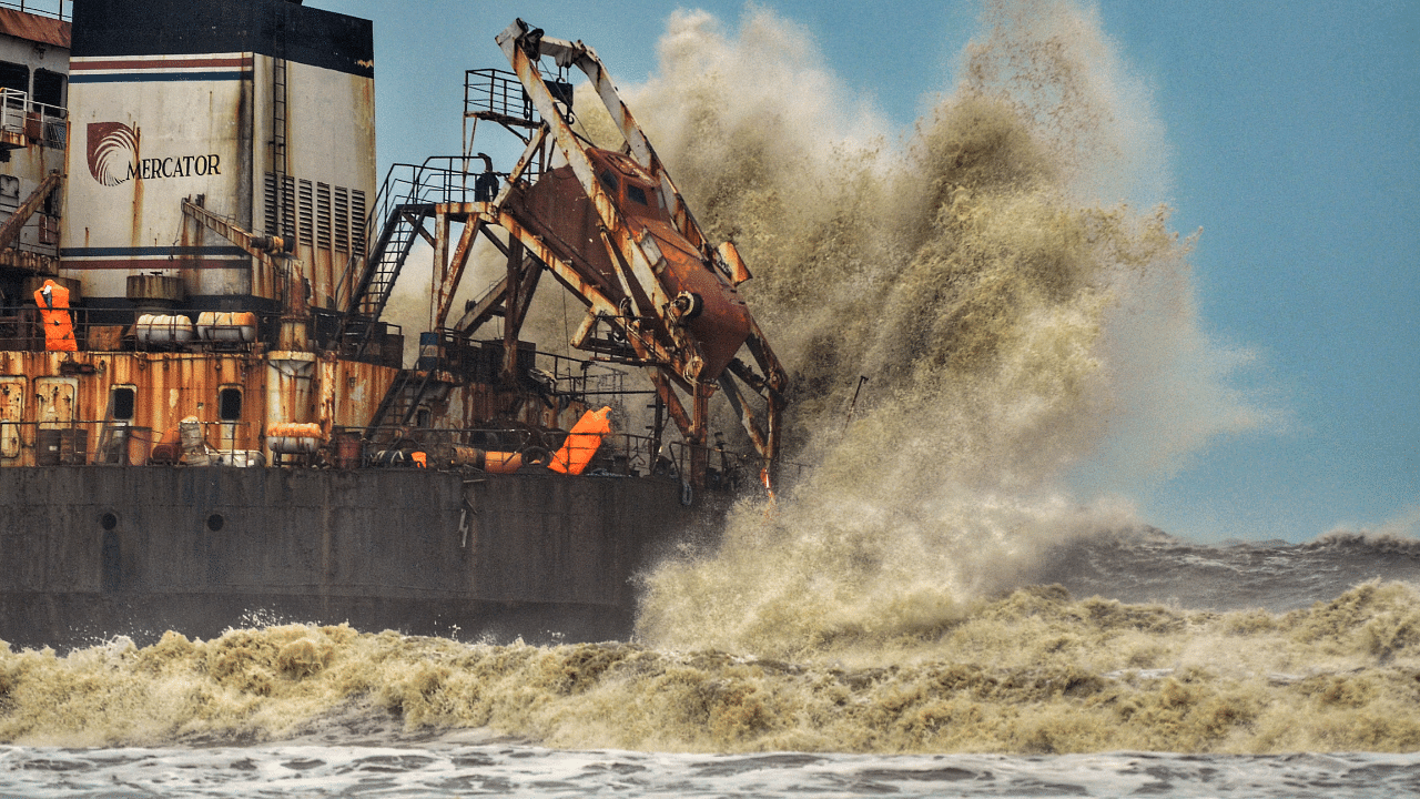 Last week, extremely severe cyclone Tauktae hit the Gujarat coast and left a trail of destruction all over the western coast. Credit: PTI Photo