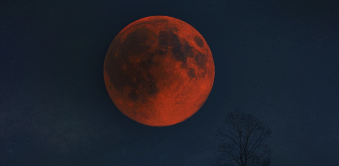 A blood moon. Credit: iStock Photo
