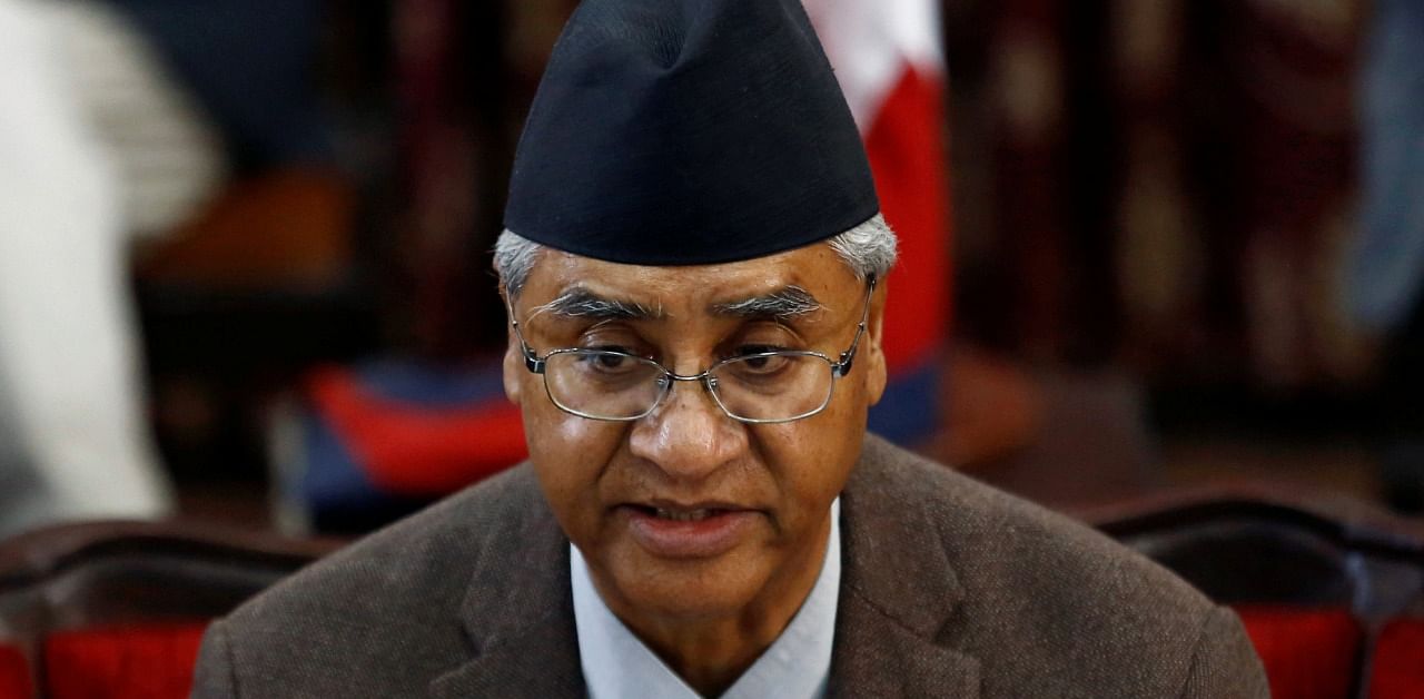 Oli and Opposition leader Sher Bahadur Deuba (pictured) had staked separate claims to the premiership. Credit: Reuters Photo