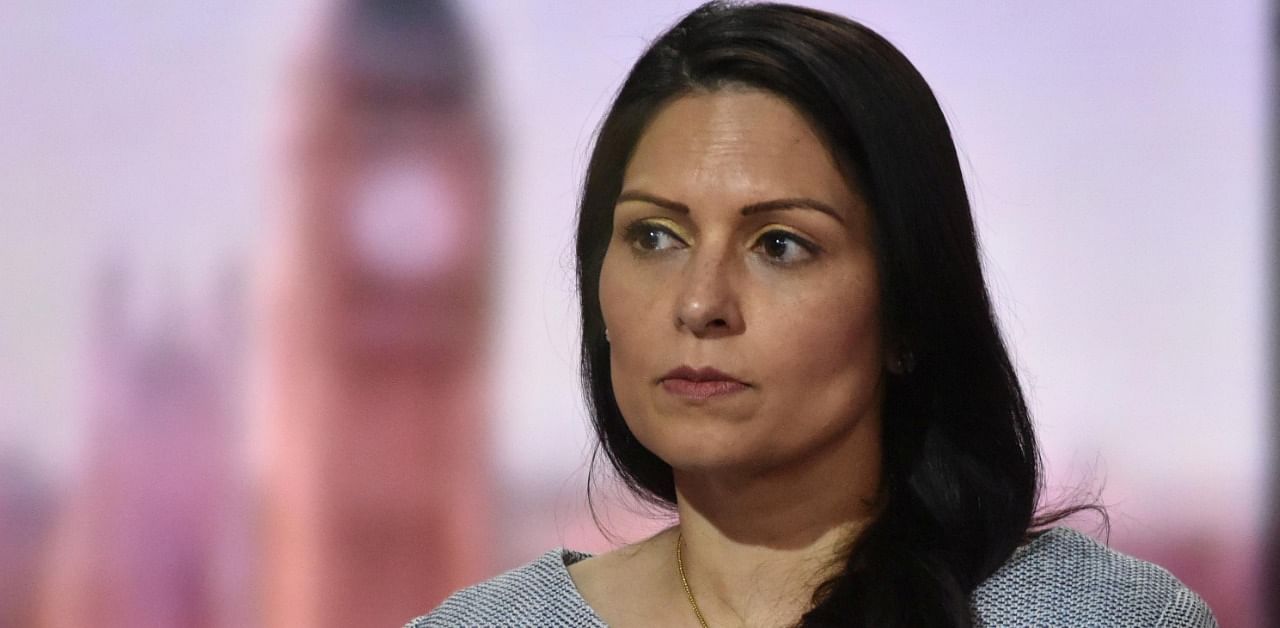 British Home Secretary Priti Patel. Credit: Reuters Photo