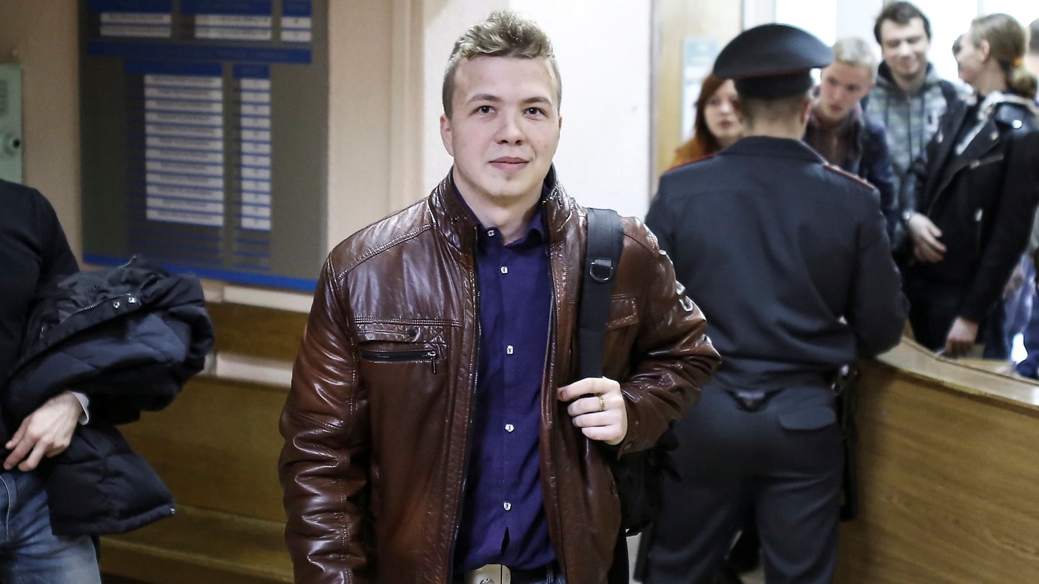 Protasevich last year worked as an editor at the Poland-based Nexta Live channel which is based on the Telegram messenger app and has over 1 million subscribers. Opposition blogger and activist Roman Protasevich arrives for a court hearing in Minsk in 2017. Credit: Reuters File Photo