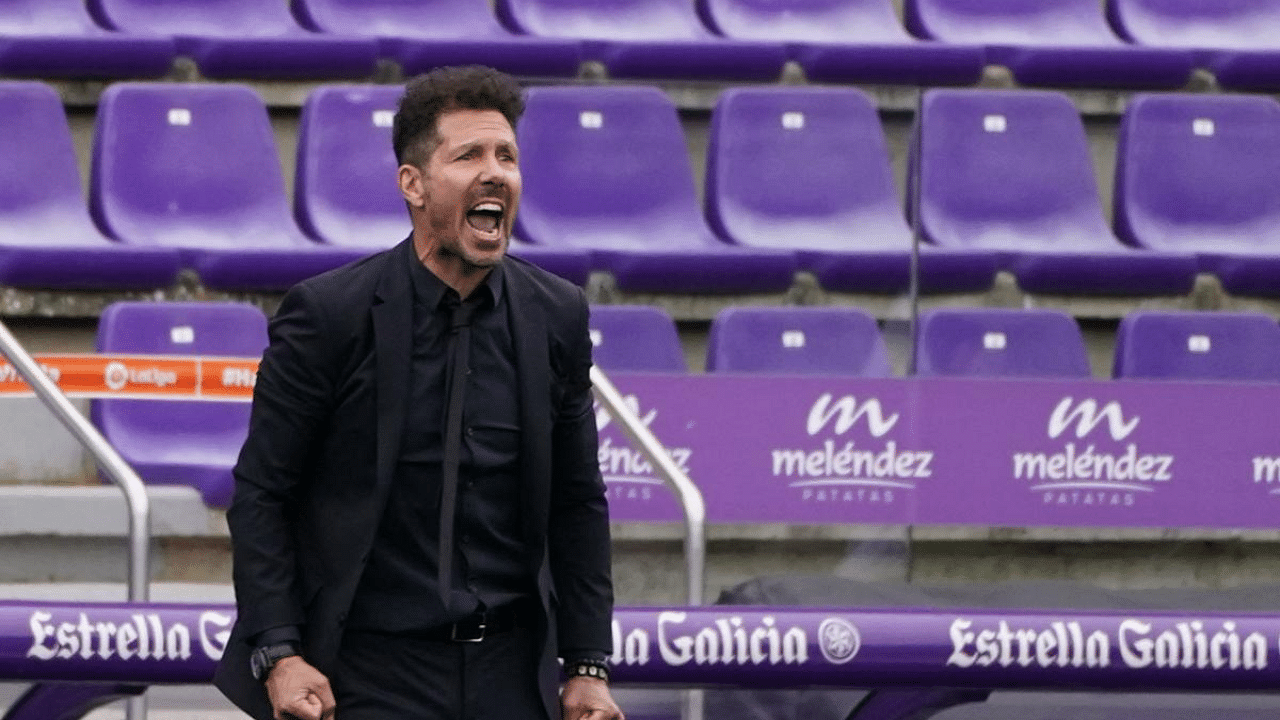 Atletico Madrid's Argentine coach Diego Simeone. Credit: AFP Photo