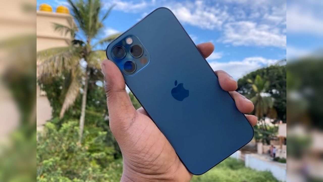 Apple iPhone 12 Pro. Credit: DH Photo/KVN Rohit