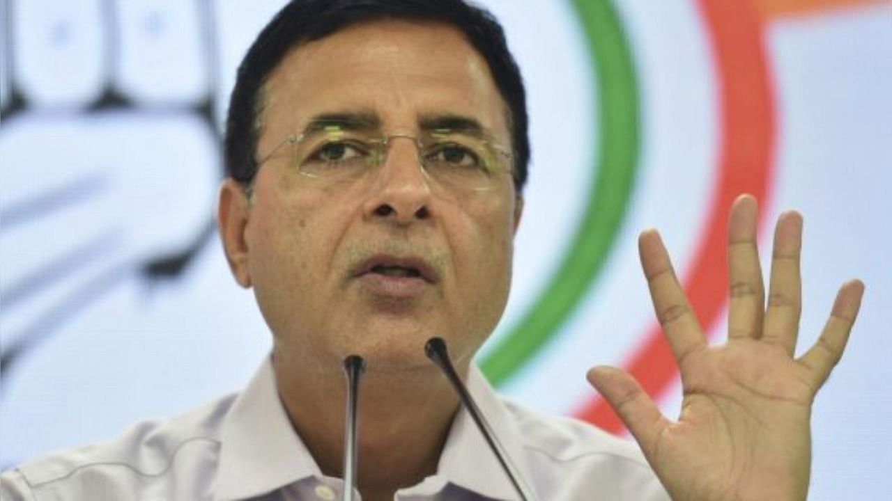 Congress spokesperson Randeep Singh Surjewala. Credit: PTI Photo