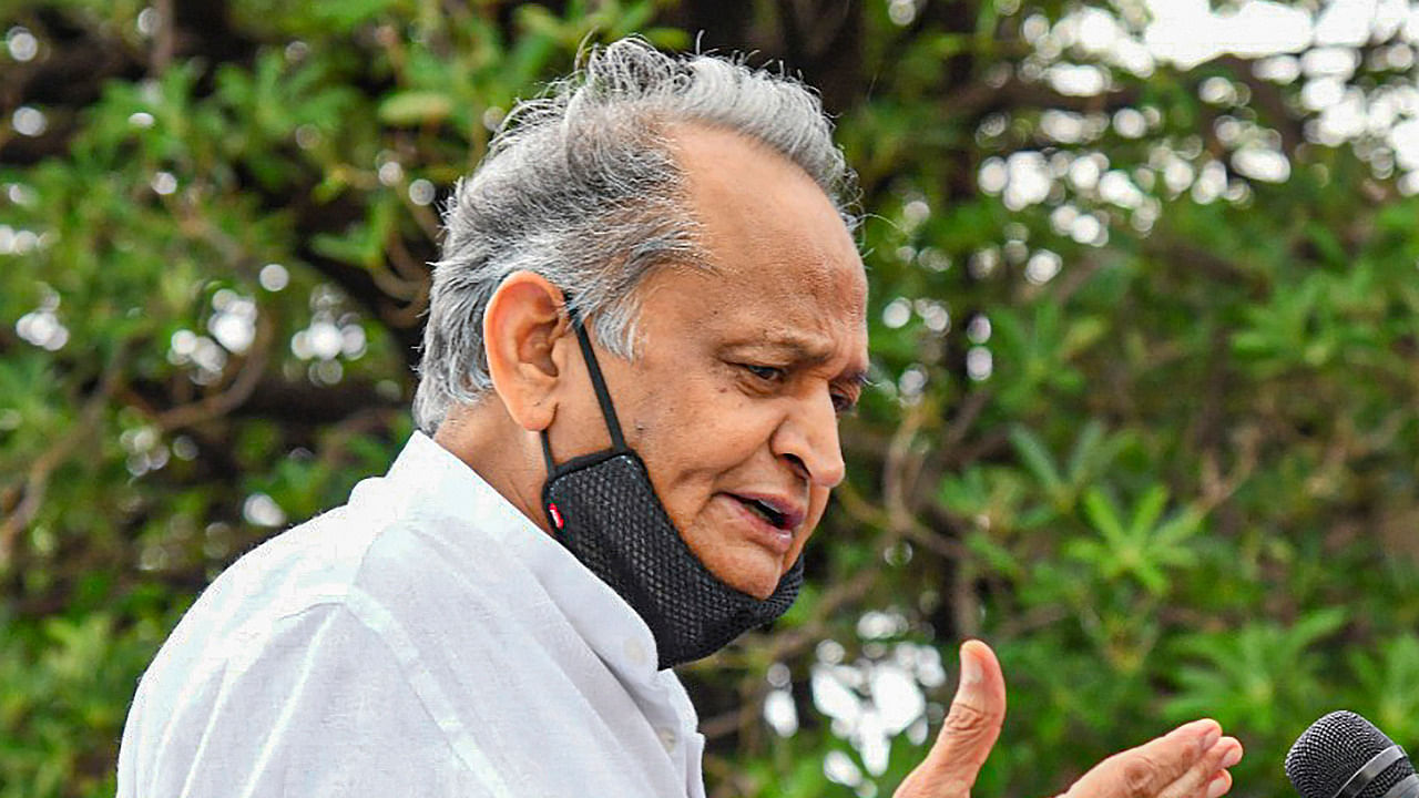 Rajasthan CM Ashok Gehlot. Credit: PTI File Photo