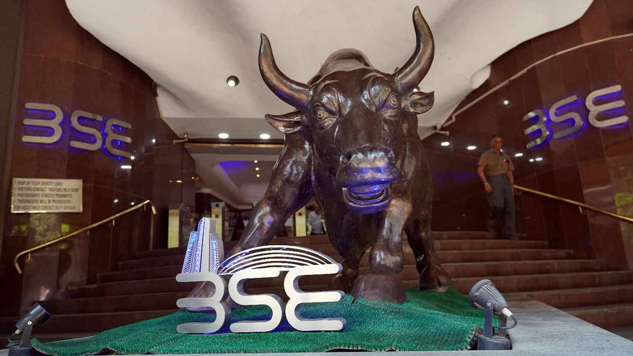 Entrance of the Bombay Stock Exchange (BSE) building in Mumbai. Credit: Reuters File Photo