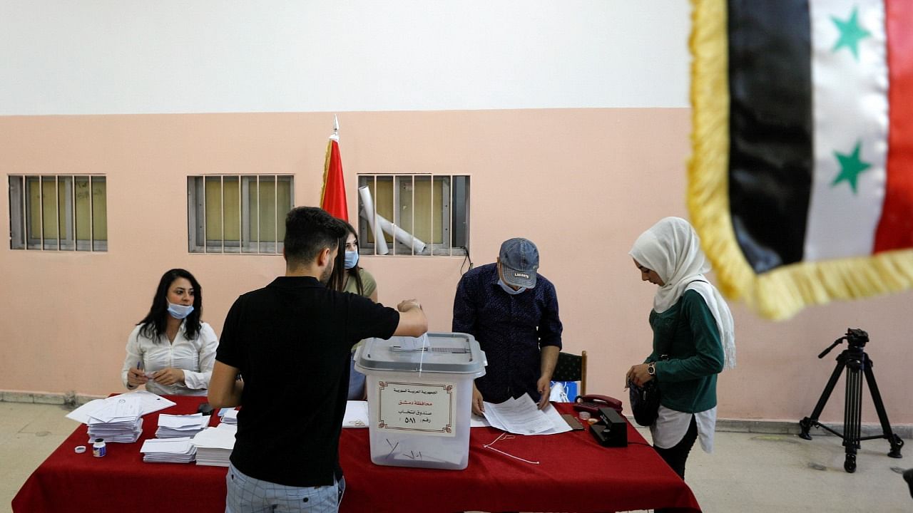 Syrians will be able to cast their ballot in more than 12,000 polling centres. Credit: Reuters Photo