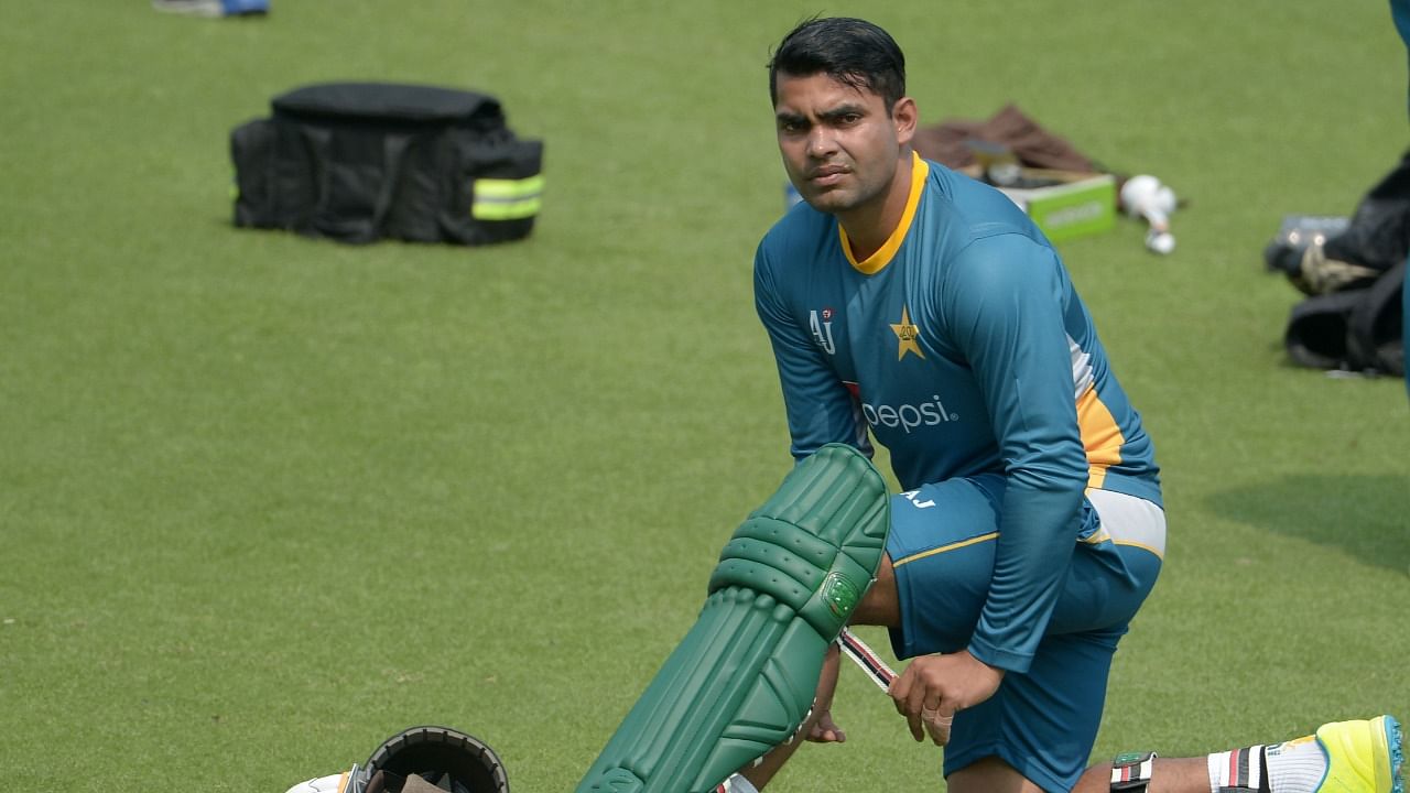 Pakistan batsman Umar Akmal. Credit: AFP Photo