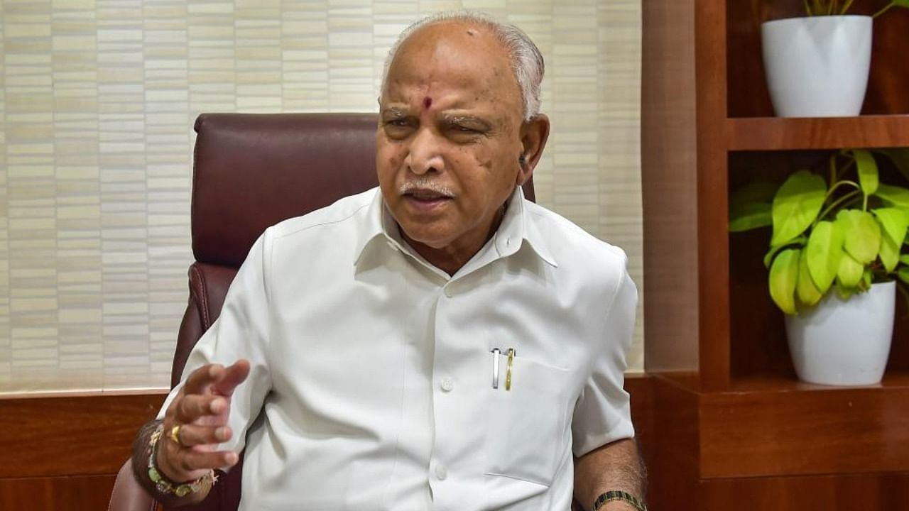 Karnataka Chief Minister B S Yediyurappa. Credit: PTI Photo