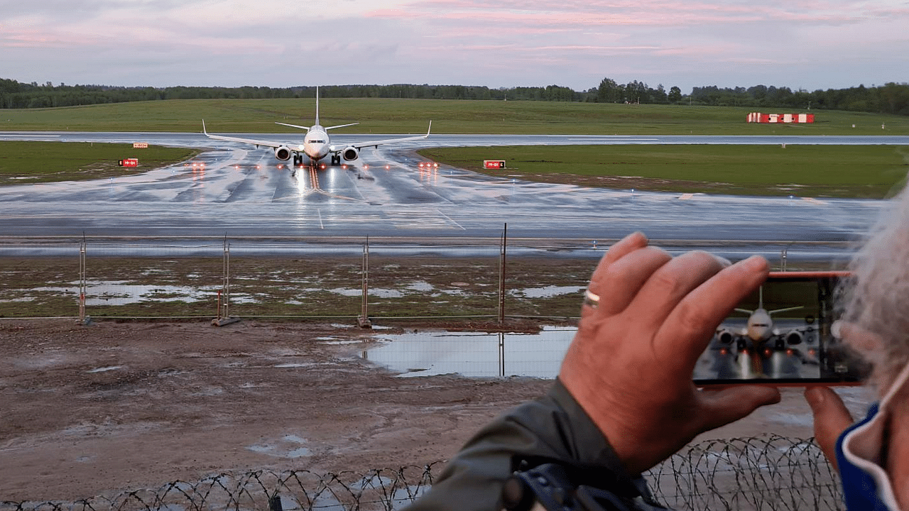 It seems that the Belarusian authorities detained Protasevich and Sapega for alleged crimes that had no connection to the flight. Credit: Reuters Photo