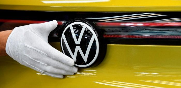 The Volkswagen logo on a car. Credit: Reuters Photo
