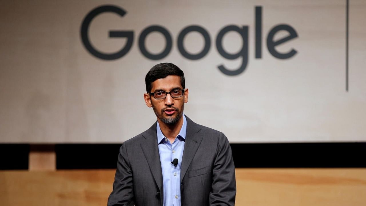 Google CEO Sundar Pichai. Credit: Reuters Photo