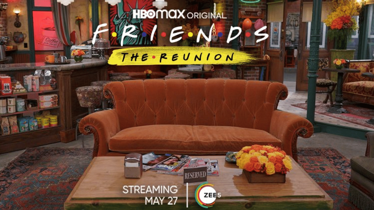 The official poster of 'Friends:The Reunion'. Credit: Twitter/@ZEE5India