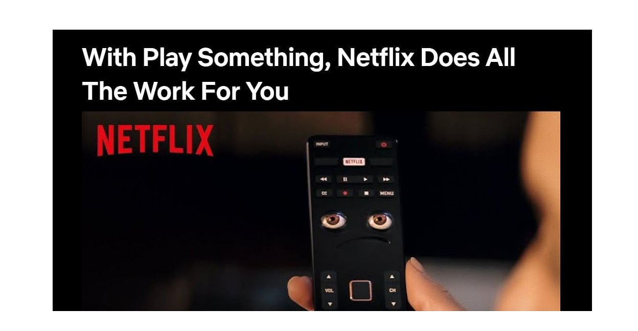 Netflix brings 'Play Something' feature to mobile. Credit: Netflix