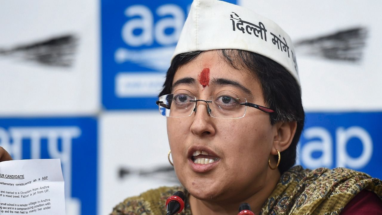 AAP leader Atishi Marlena. Credit: PTI File Photo