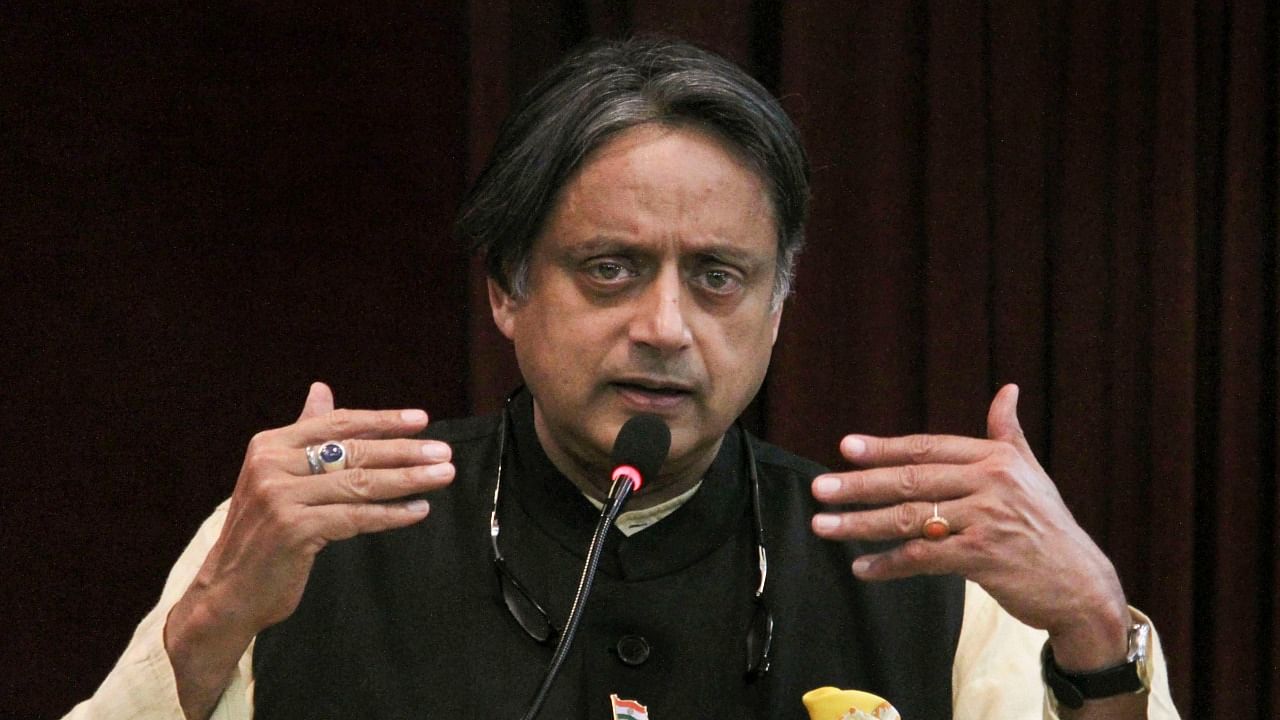 Parliamentary Standing Committee chairman Shashi Tharoor. Credit: PTI Photo