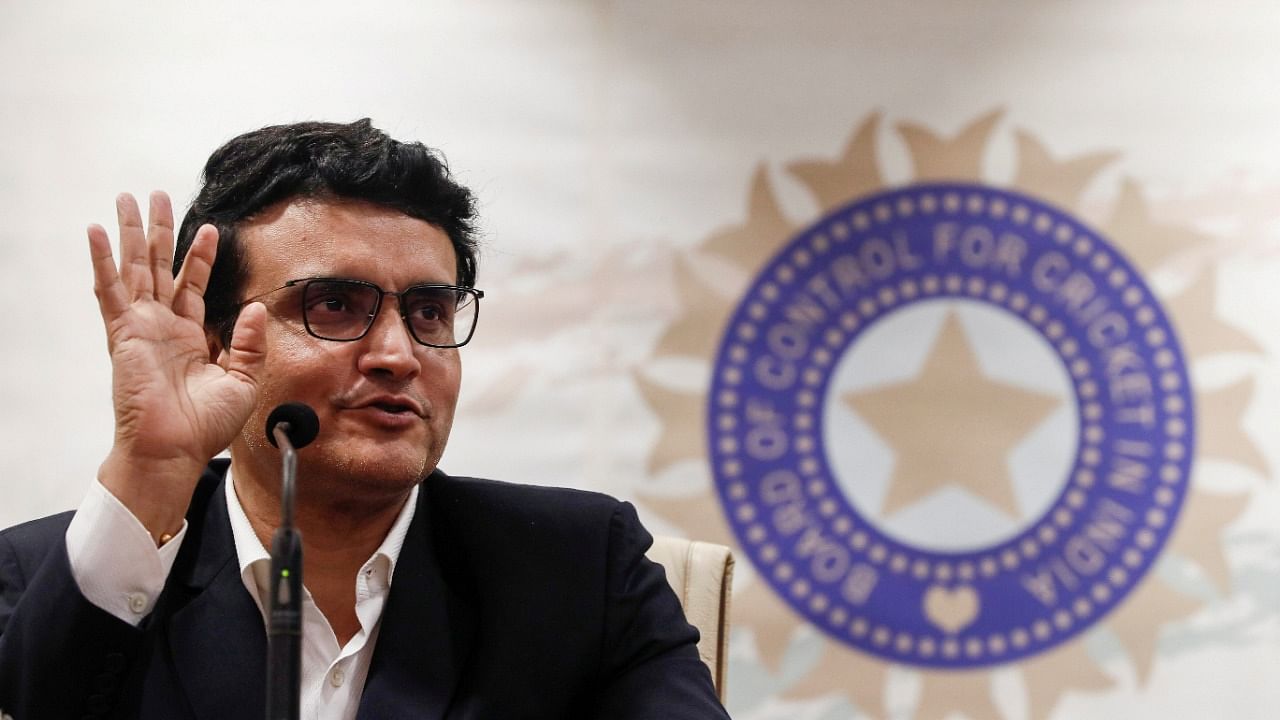 BCCI president Sourav Ganguly. Credit: Reuters File Photo